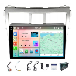 TOYOTA YARIS 2005-2012 ANDROID GPS USB WIFI BLUETOOTH CARPLAY ANDROID AUTO 4GB 64GB Q9 QLED